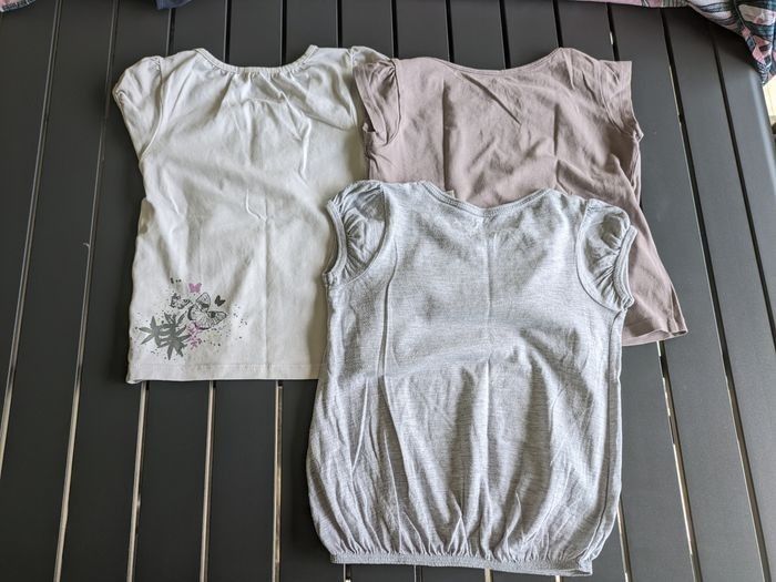 Lot 5 T shirts fille 4 ans - photo numéro 5