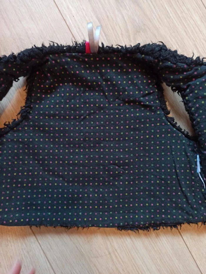 Ensemble gilet sans manche fourrure et t-shirt - photo numéro 5