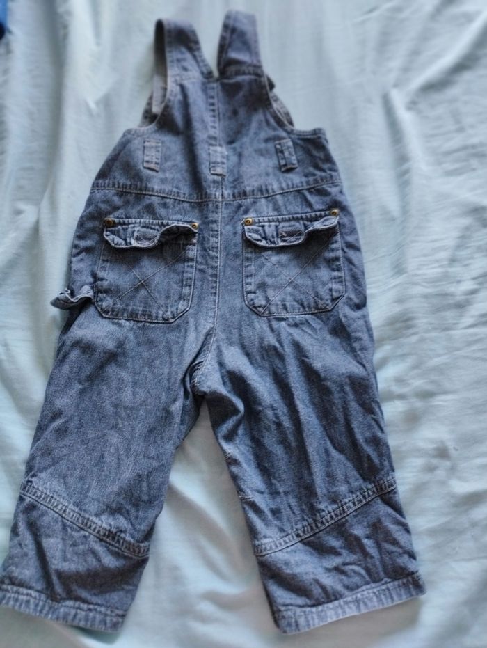 Salopette en jean Cadet Rousselle taille 18 mois - photo numéro 2