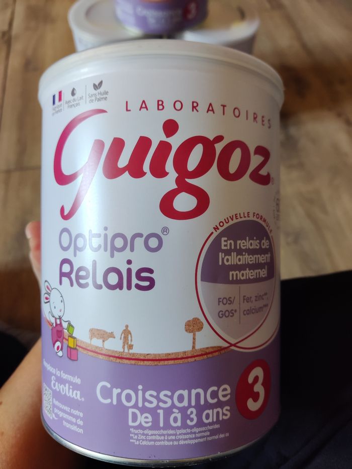Lait guigoz optipro relais 3eme âge