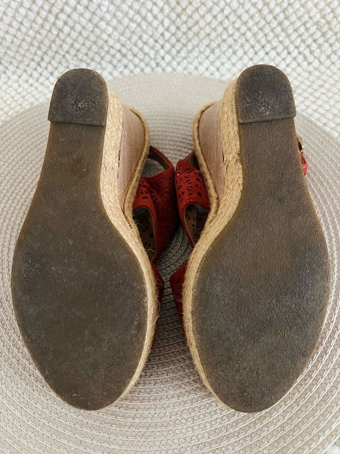 Chaussures compensées orange taille 39 Tamiko - photo numéro 4