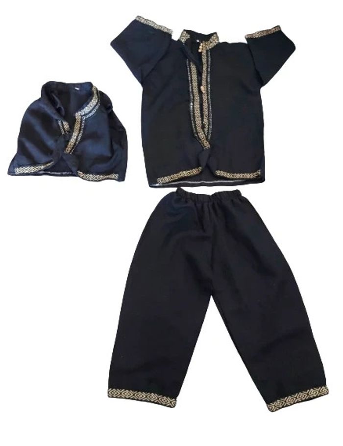 Ensemble costume oriental 3 pièces enfant (environ 3 an)