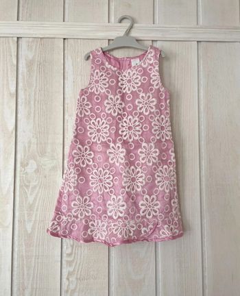 Robe rose fleurs - Palomino - 5ans