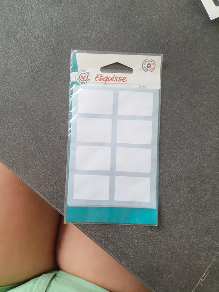 Étiquettes blanche