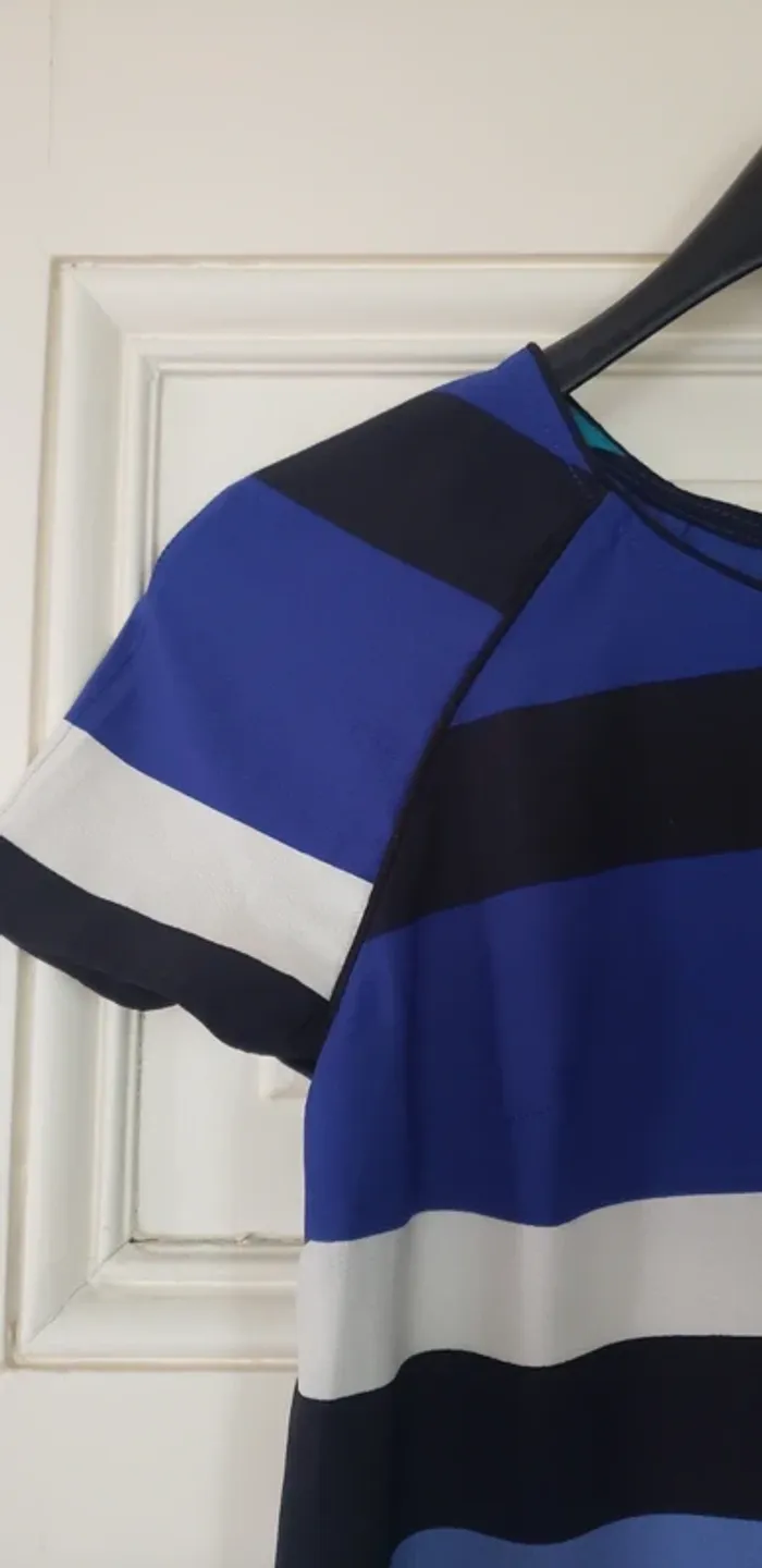 Robe femme droite manches courtes mariage cérémonie - photo numéro 4