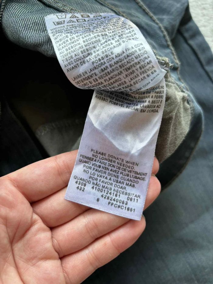 Jean homme levi’s 514 straight - droit bleu marine gris style délavé taille W30 M/40 L30 Y2K 2000s - photo numéro 9