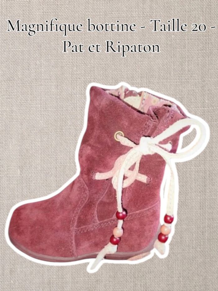 Magnifique bottine - Taille 20 - Pat et Ripaton - photo numéro 7