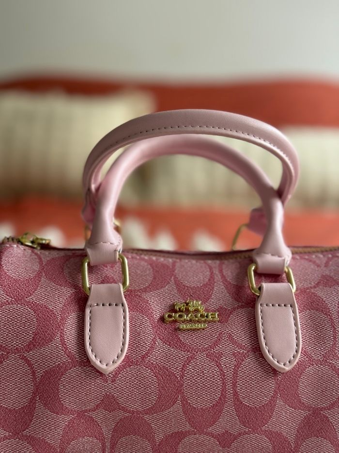 Sac coach rose - photo numéro 7