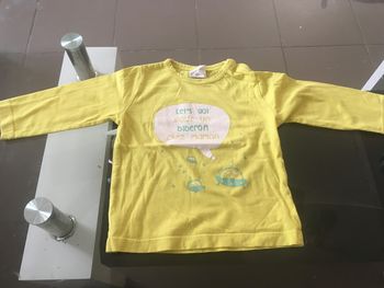 T-shirt manches longues kitchoun 18 mois