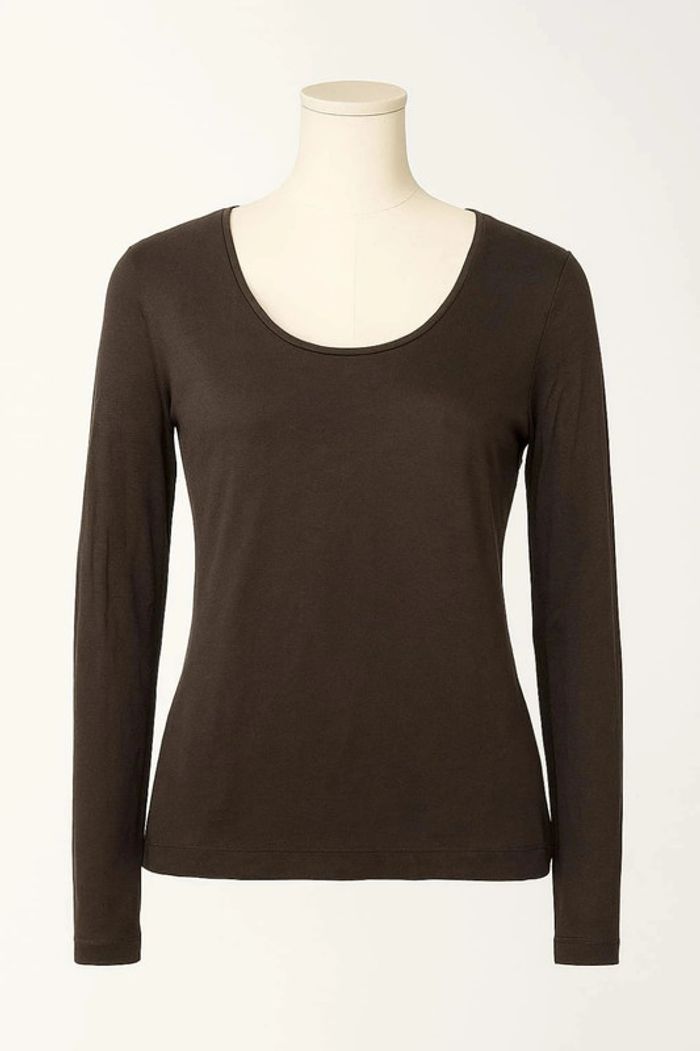 Tee shirt manche longue marron Mexx Taille XL - photo numéro 2