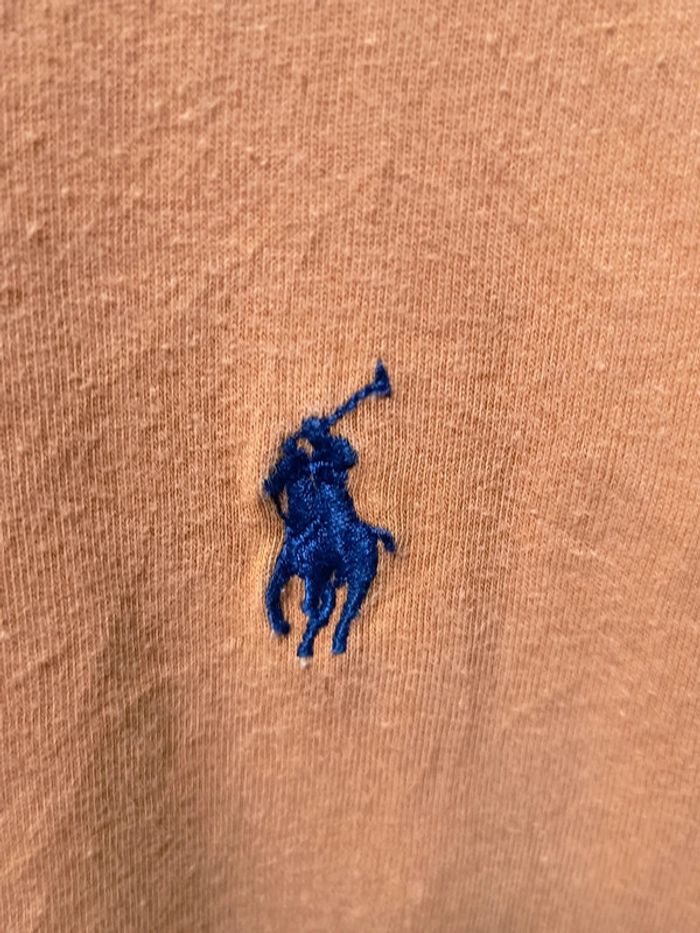 🧡 T-shirt col V Ralph Lauren – Taille L - photo numéro 3