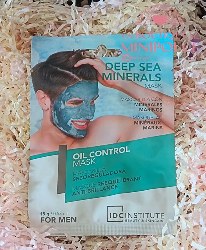 Masque homme aux sel marin