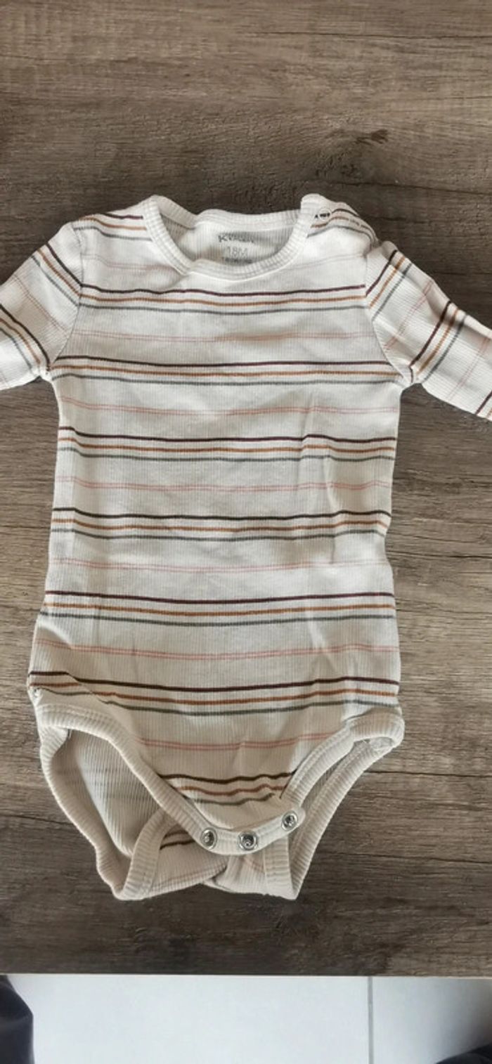 Lot de 3 Bodies manches longues bébé fille - photo numéro 2