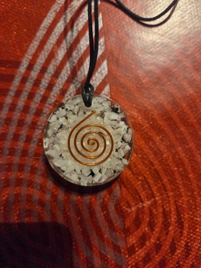 Orgonite signe zodiacal cancer pierre naturelke quartz rose - photo numéro 2