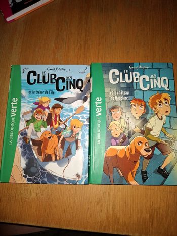 Lot livres le club des cinq