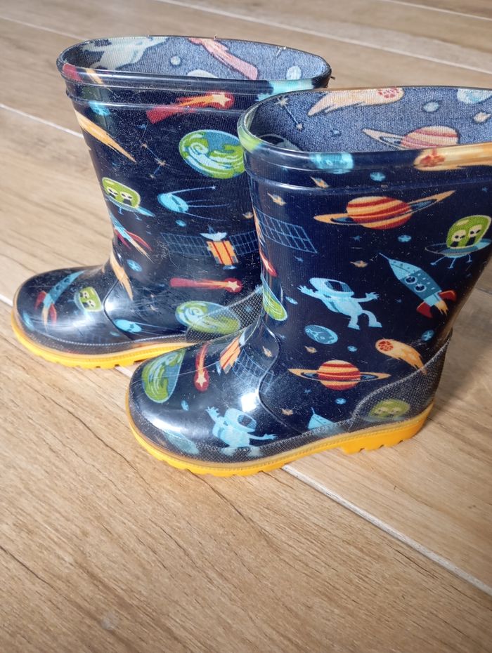 Bottes de pluie enfant espace T25