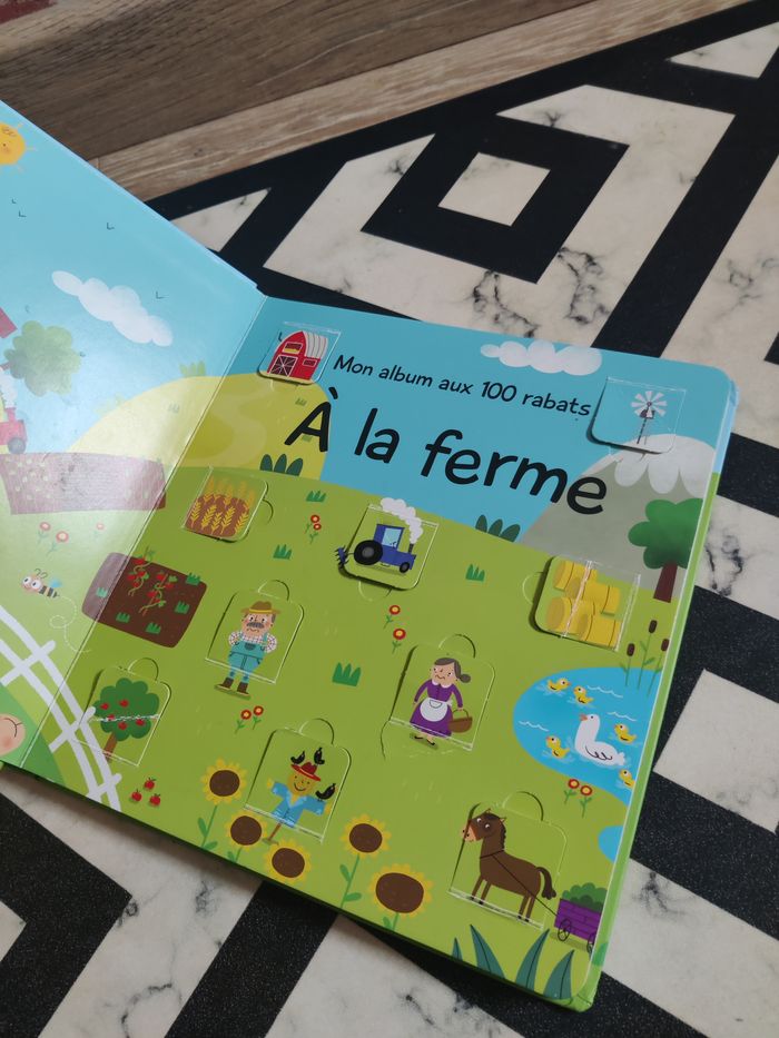 Livre à rabats La ferme - Bout'chou - photo numéro 3