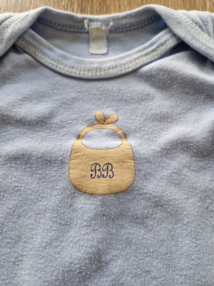 Body Bébé 6 Mois 💙 Bleu Ciel (Taille 68 cm) - photo numéro 2