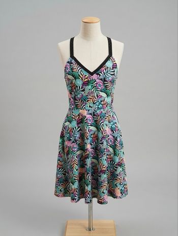 Cache Cache - Robe d'été fleurie - Taille XS - Multicolore