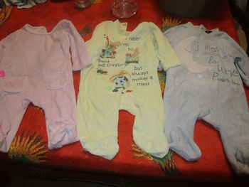 3 babygros 3 mois