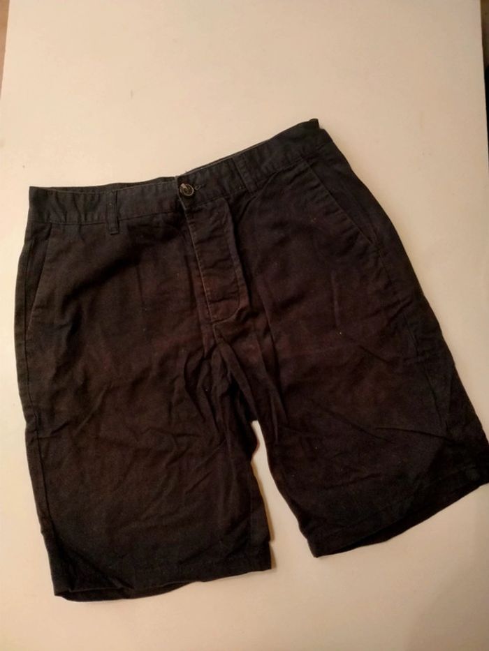 Short chino noir Denim Co Taille 36 w28 - photo numéro 2