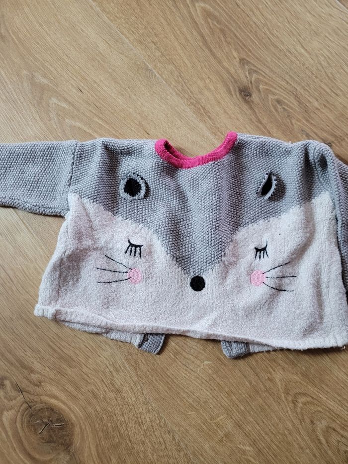 Gilet/pull 2 en 1 catimini - photo numéro 2