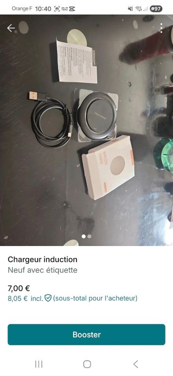 Chargeur induction