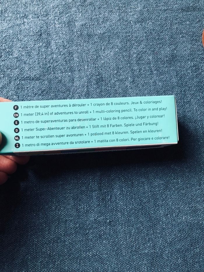 Jeu de poche OMY Pocket Games 4 ans et plus NEUF rouleau 1 mètre - photo numéro 3