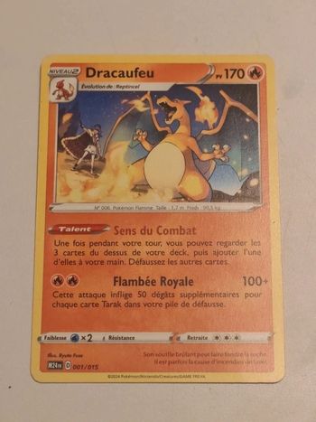 Carte Pokémon DRACAUFEU
