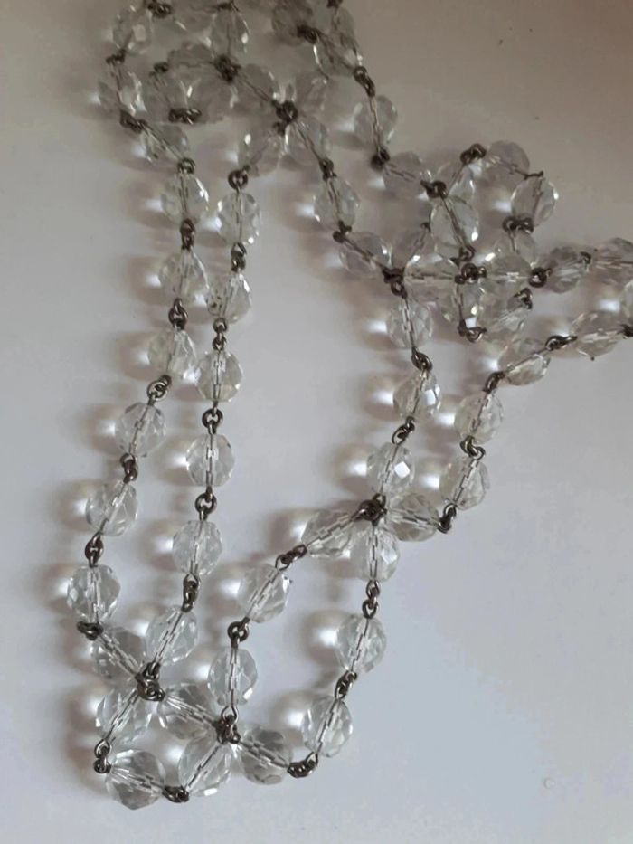 Colliers cristaux naturels vintage - photo numéro 3