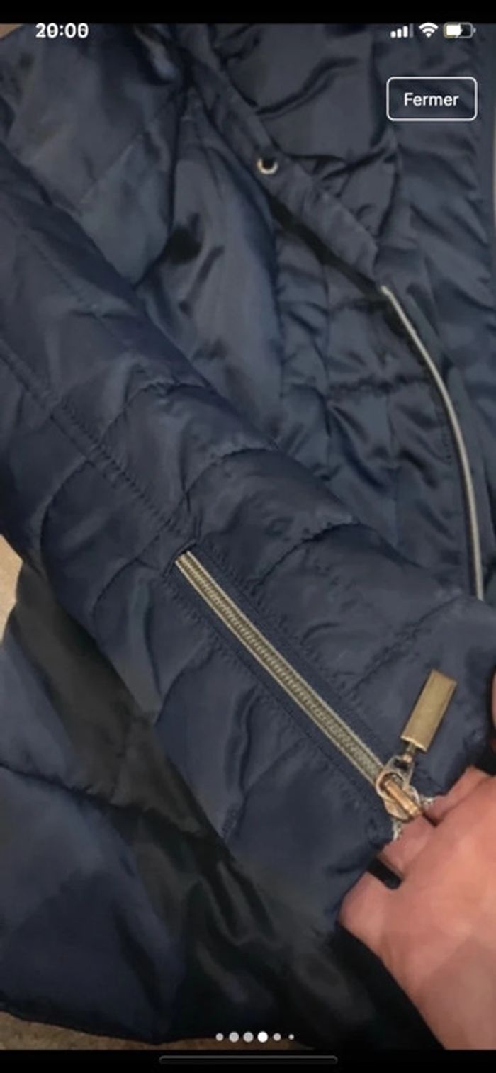Veste matelassée bleue nuit - photo numéro 4