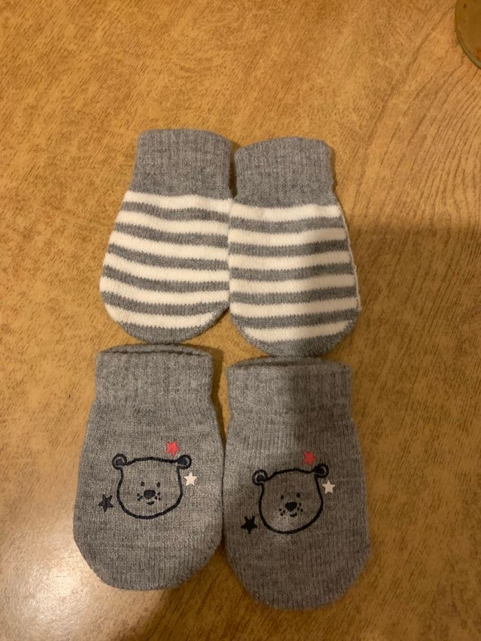 Moufles bébé 6/12mois - photo numéro 3