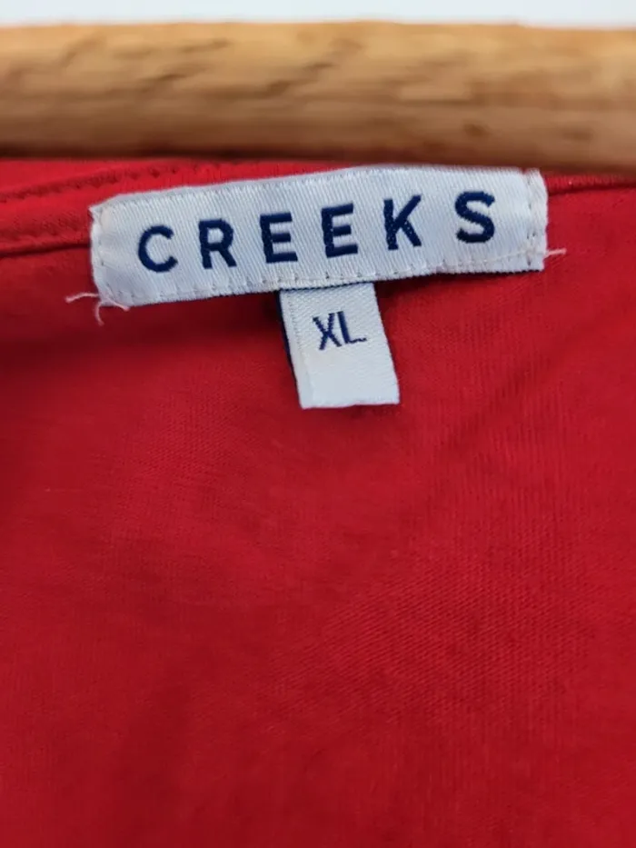 Tee-shirt rouge - Creeks - photo numéro 3