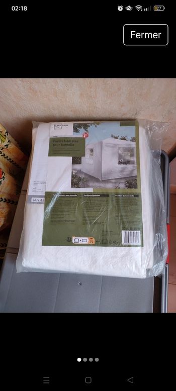 Paroie pour tonnelle 