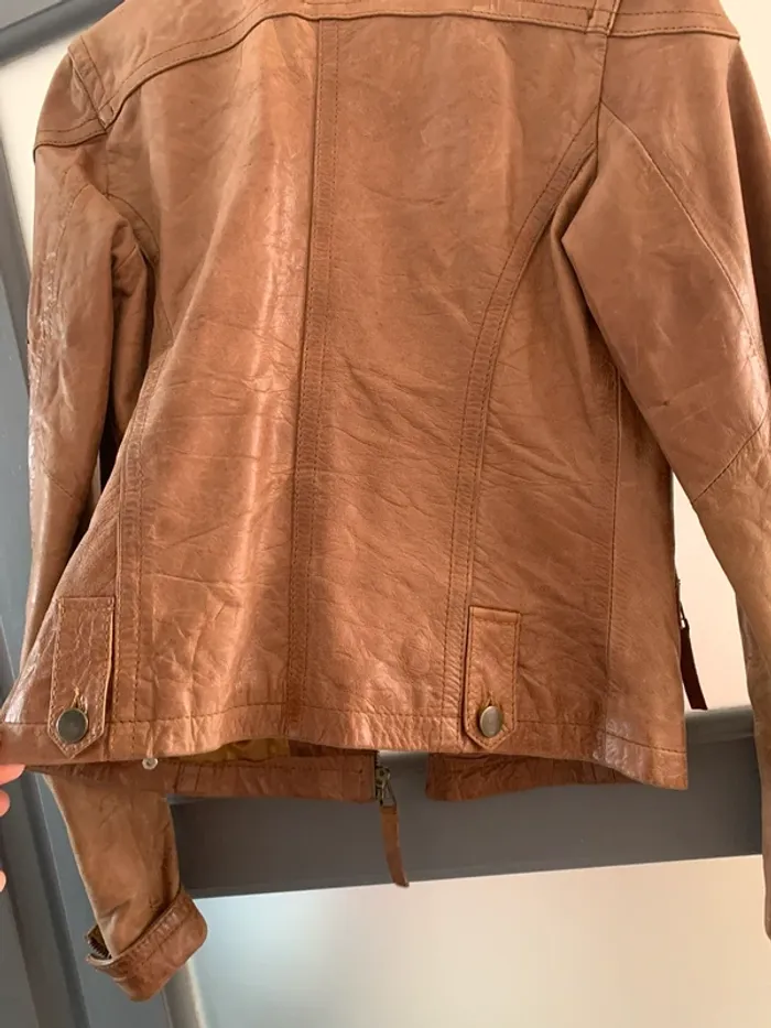 Blouson cuir femme - photo numéro 3