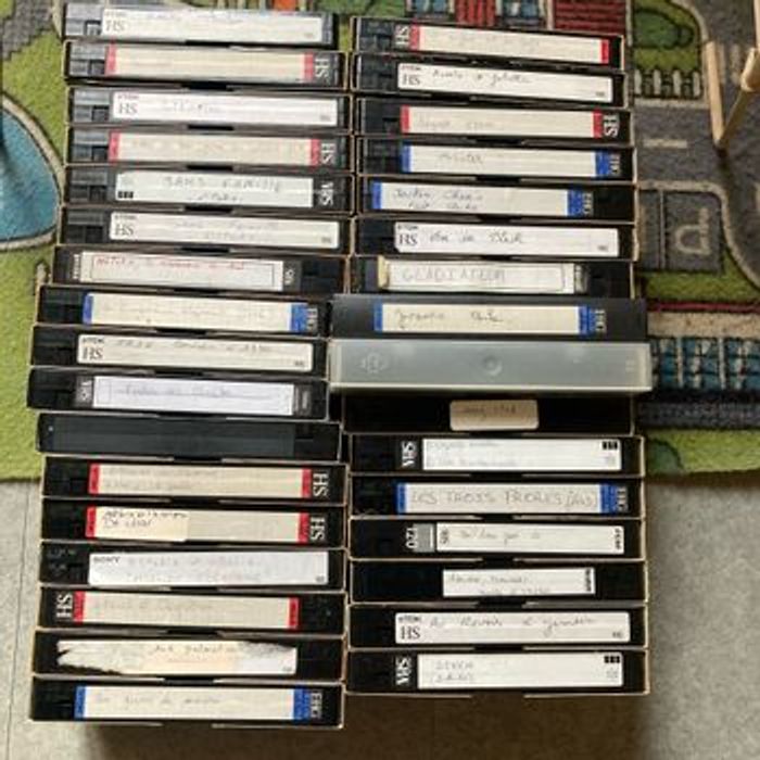 Lot de cassettes VHS