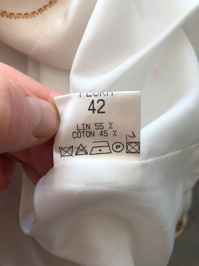Veste blazer en lin 42 - photo numéro 7