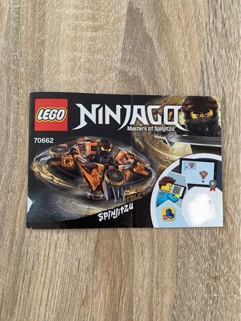 Notice livret Lego Ninjago 70662 Cole Masters of Spinjintzu