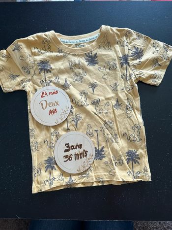TEE shirt Simba Primark 24/36mois