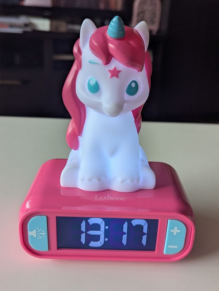 Réveil veilleuse licorne, Lexibook - photo numéro 2