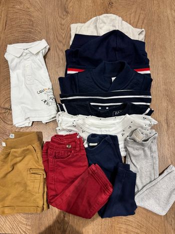 👕👶 lot 10 vêtements bébé garçon - 6 mois - multimarques - très bon état