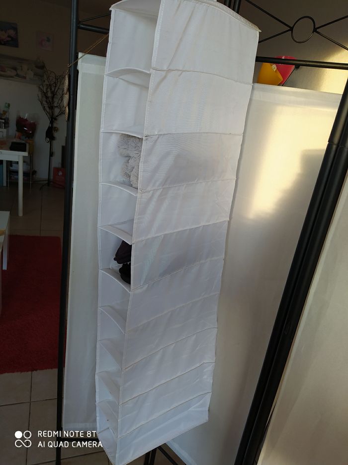 Organisateur de dressing blanc neuf