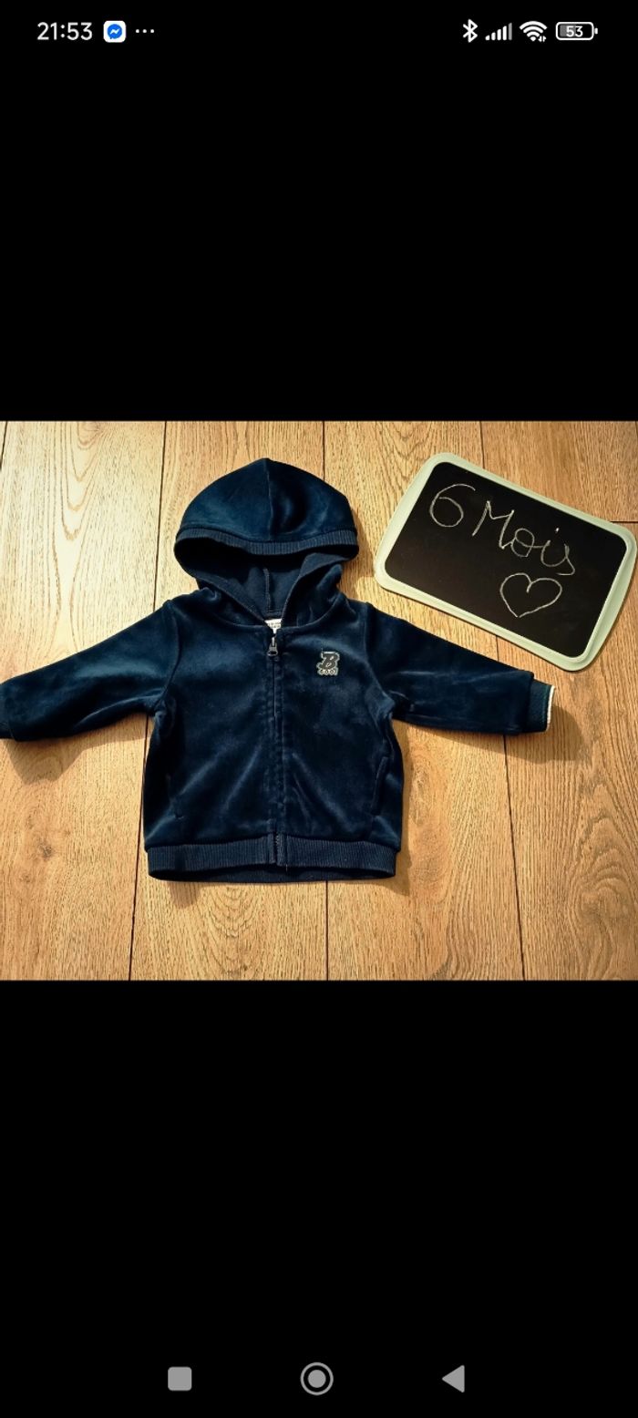 Gilet chaud en polaire 6 mois