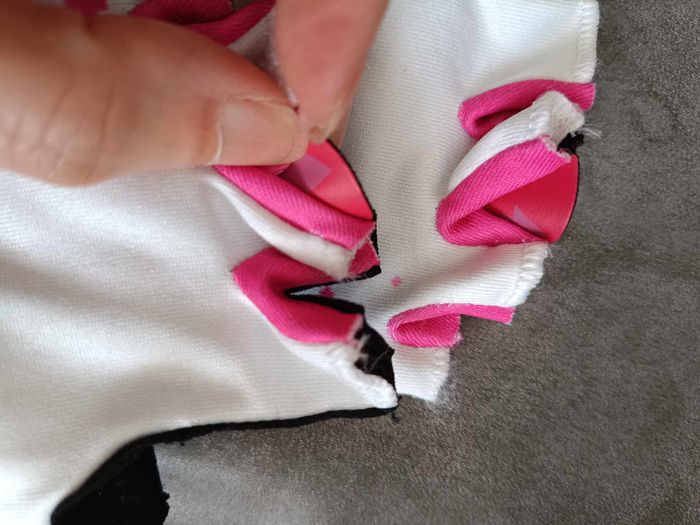 Gants blanc rose B TWIN taille 3 ans - photo numéro 7