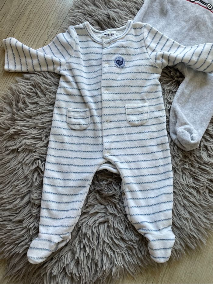Lot de 2 pyjamas chaud - 3 mois - photo numéro 2