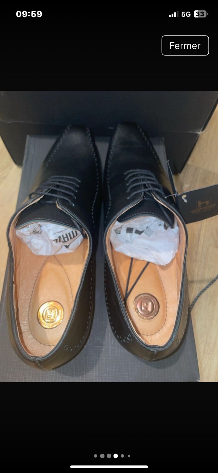 Chaussures hautes qualité en cuir - photo numéro 4