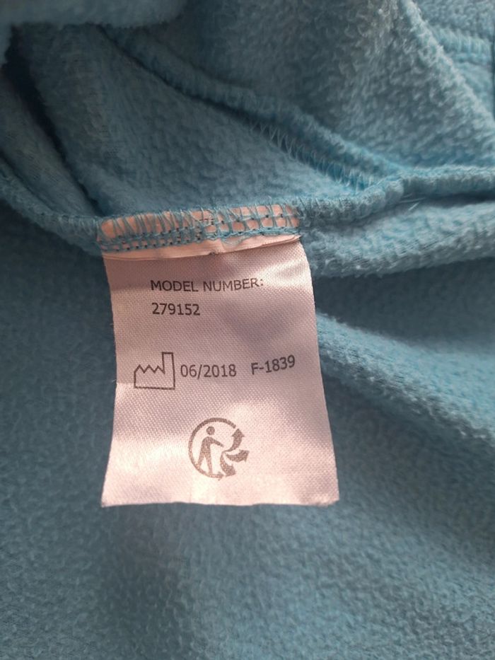 Pull polaire bleu taille L - photo numéro 6