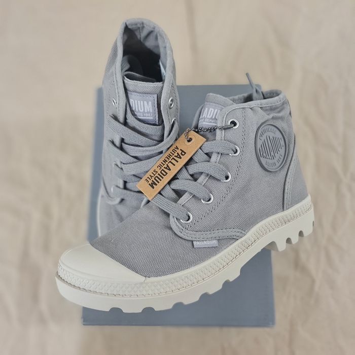 Palladium "Pampa Hi" grises 37 - photo numéro 2