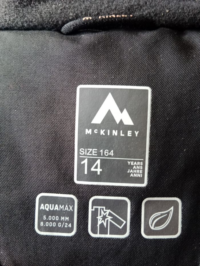 Manteau noir 14 ans  mc kinley - photo numéro 4