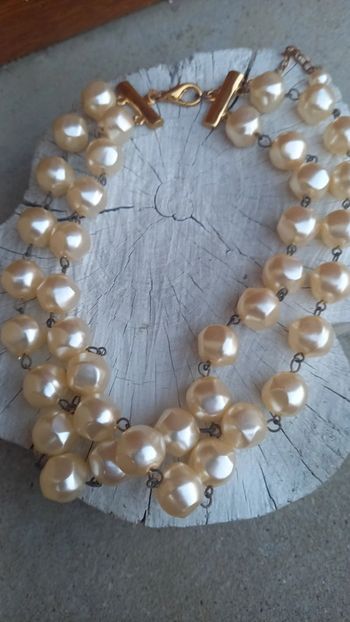 Collier perles vintage